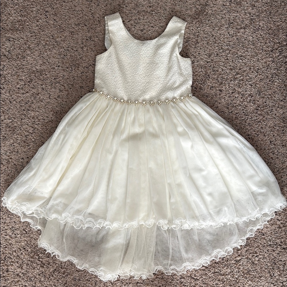 Elegant Cream Kids Dress